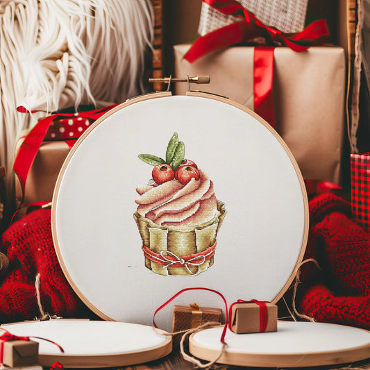 Cross-stitch scheme cake Embroidery pattern PDF