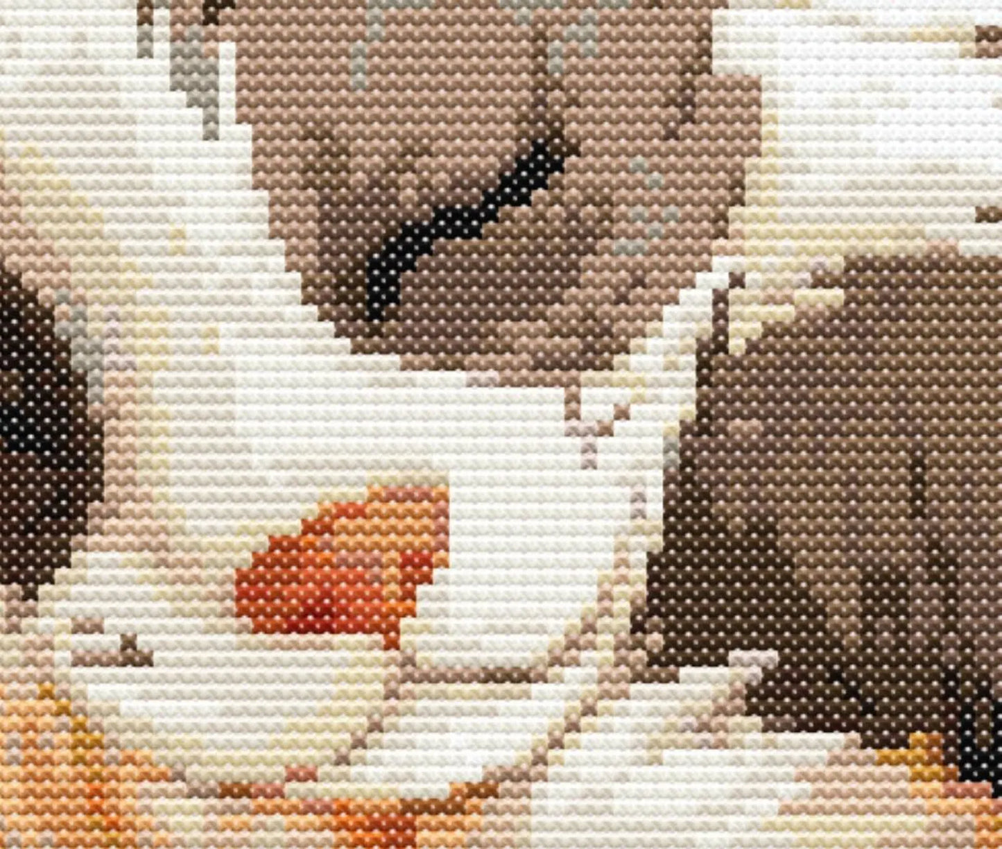 Cats Cuddling Cross Stitch Sewing Modern Embroidery Pattern Instant DMC Download Funny Snarky Cute Van Gogh Kitten Ying Yang Ginger Black