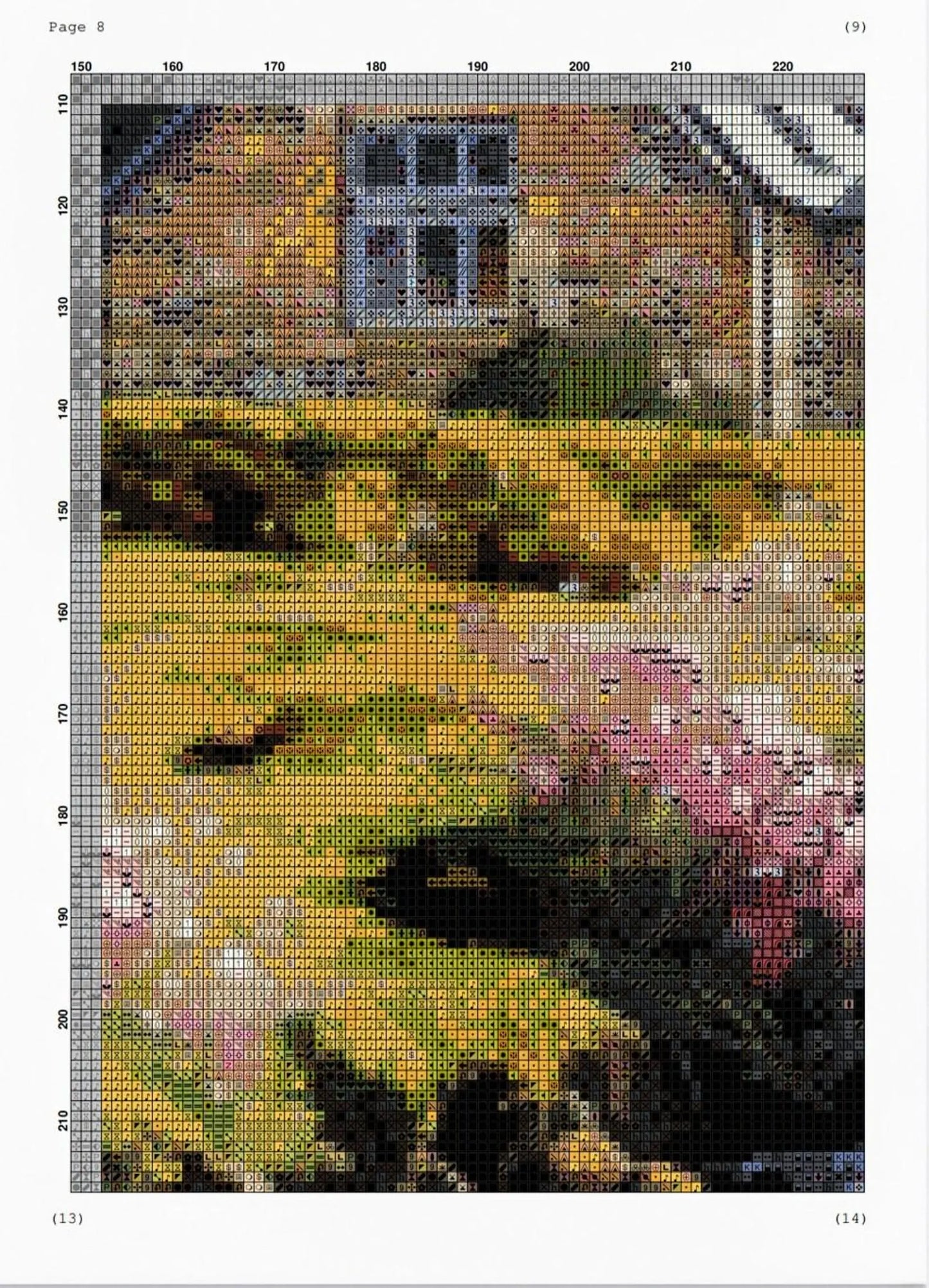 Cross Stitch Pattern PDF Spring landscape, farmhouse, river, landscape cross stitch pattern, dmc, cross stitch design, counted cross stitch