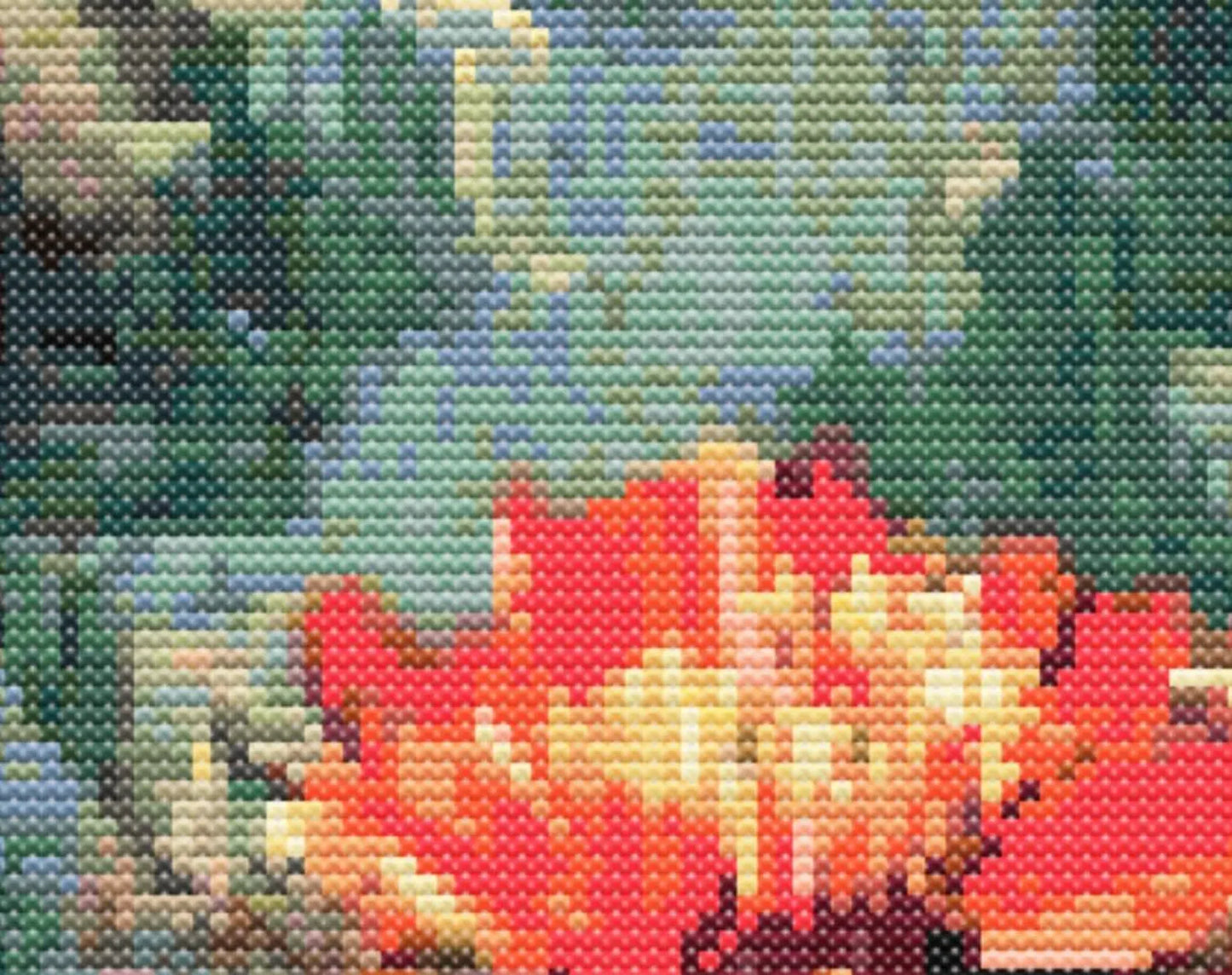 Swimming Labrador Puppy Cross Stitch Pattern Sewing Embroidery Animal Nursery Artwork Scandi Minimal Pet Gift Keeper Monet Pup A