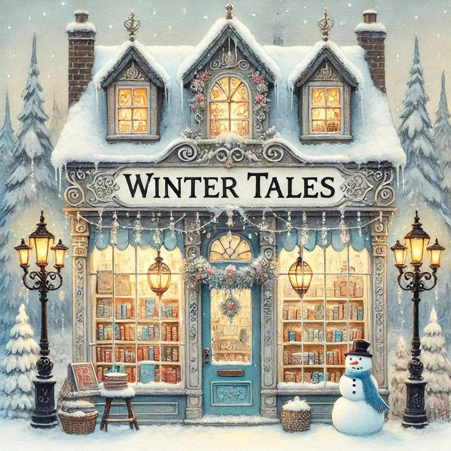 Cross Stitch Pattern Winter Tales Full Coverage