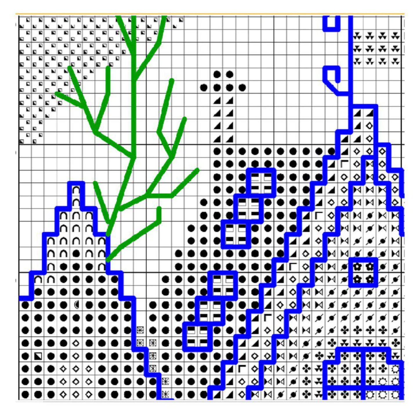 Cross stitch pattern Merry Christmas, Christmas holidays, Christmas city. Merry Christmas Sample PDF Instant Download