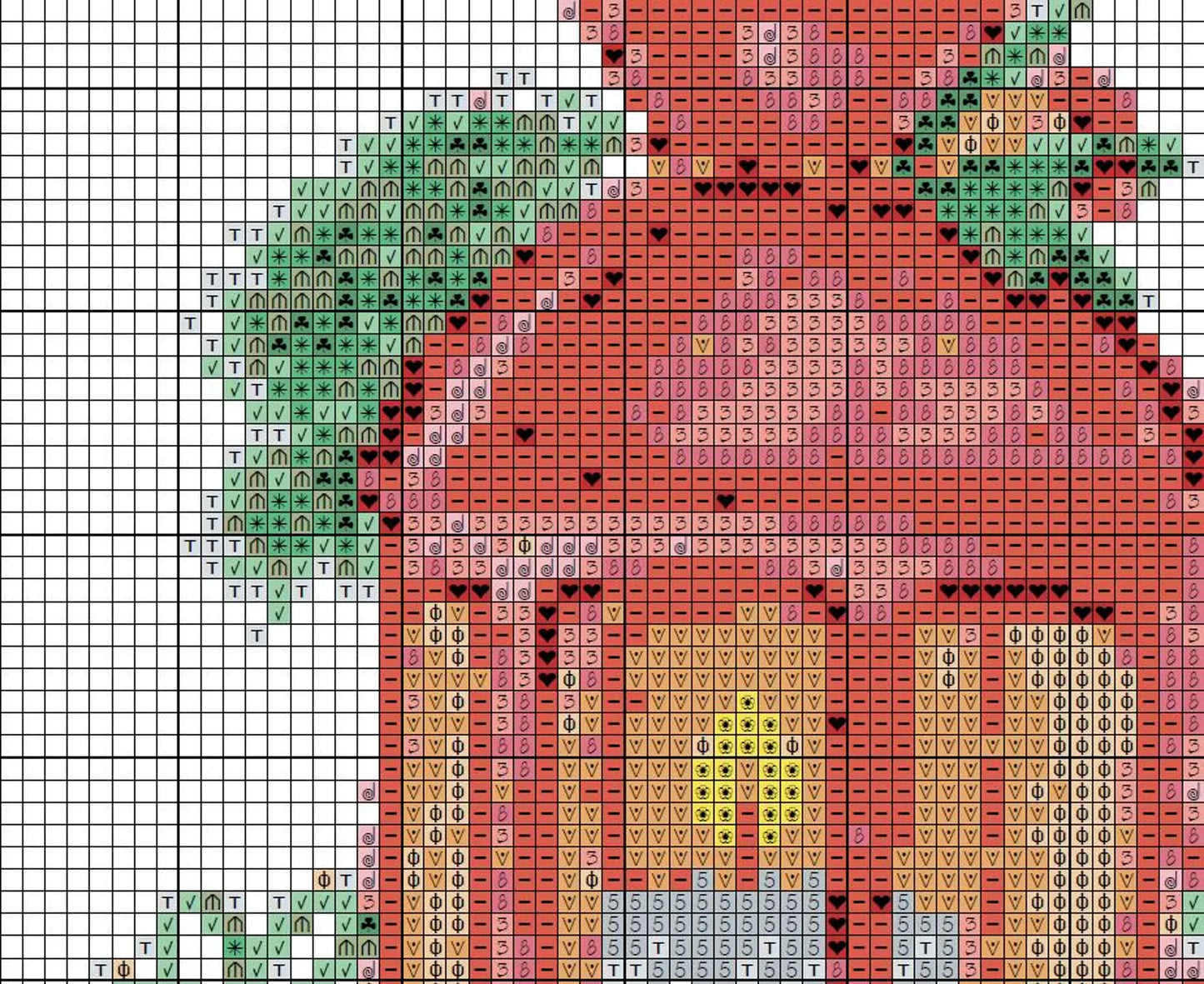 Christmas Lamp Cross Stitch Pattern , Deer X Stitch Chart ,Instant Download, Pdf , Santa, Christmas Ornament, Retro Lamp