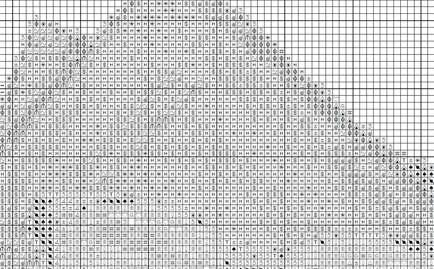 Typewriter Cross Stitch Pattern , Red Poppies , Famous Paintings X Stitch , Flower , Instant Download , Pdf , Art