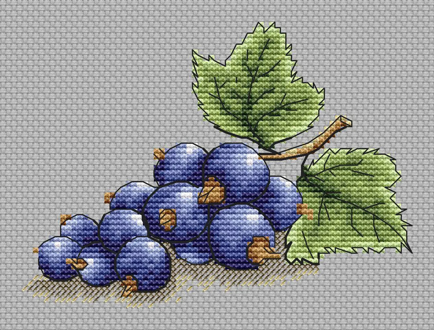 Currant - Cross Stitch Pattern (Digital Format - PDF)
