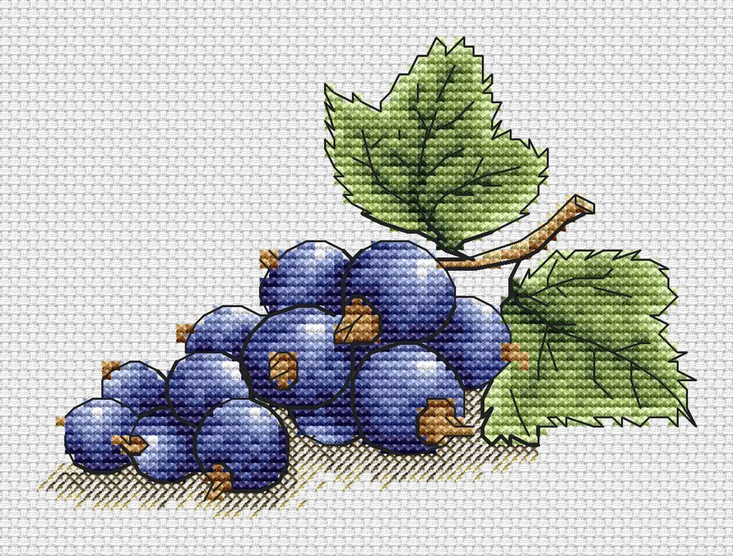 Currant - Cross Stitch Pattern (Digital Format - PDF)