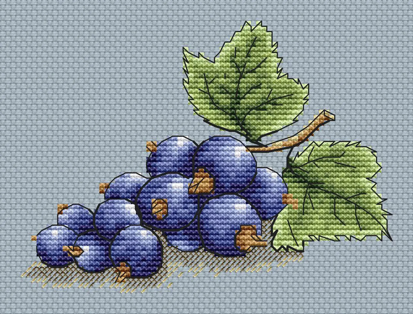 Currant - Cross Stitch Pattern (Digital Format - PDF)
