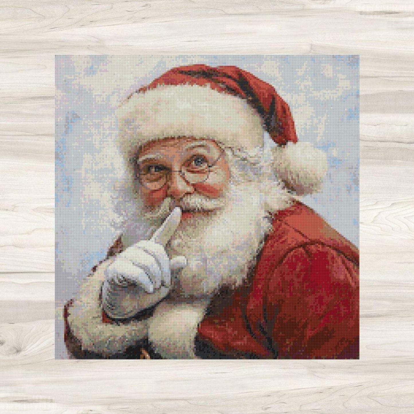 Cross Stitch Pattern: Vintage Santa Claus Motif 3 PDF Instant Download