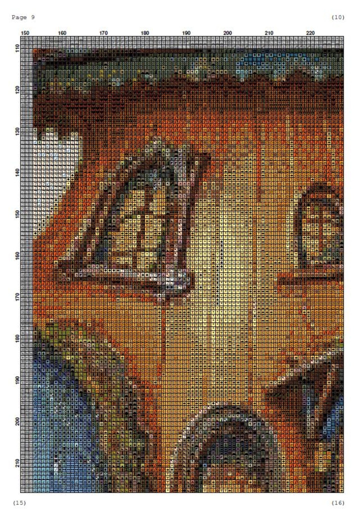 Cross Stitch Pattern PDF The Magic Tea House, counted cross stitch patterns, embroidery pattern, anime, dmc, extra large, digital design