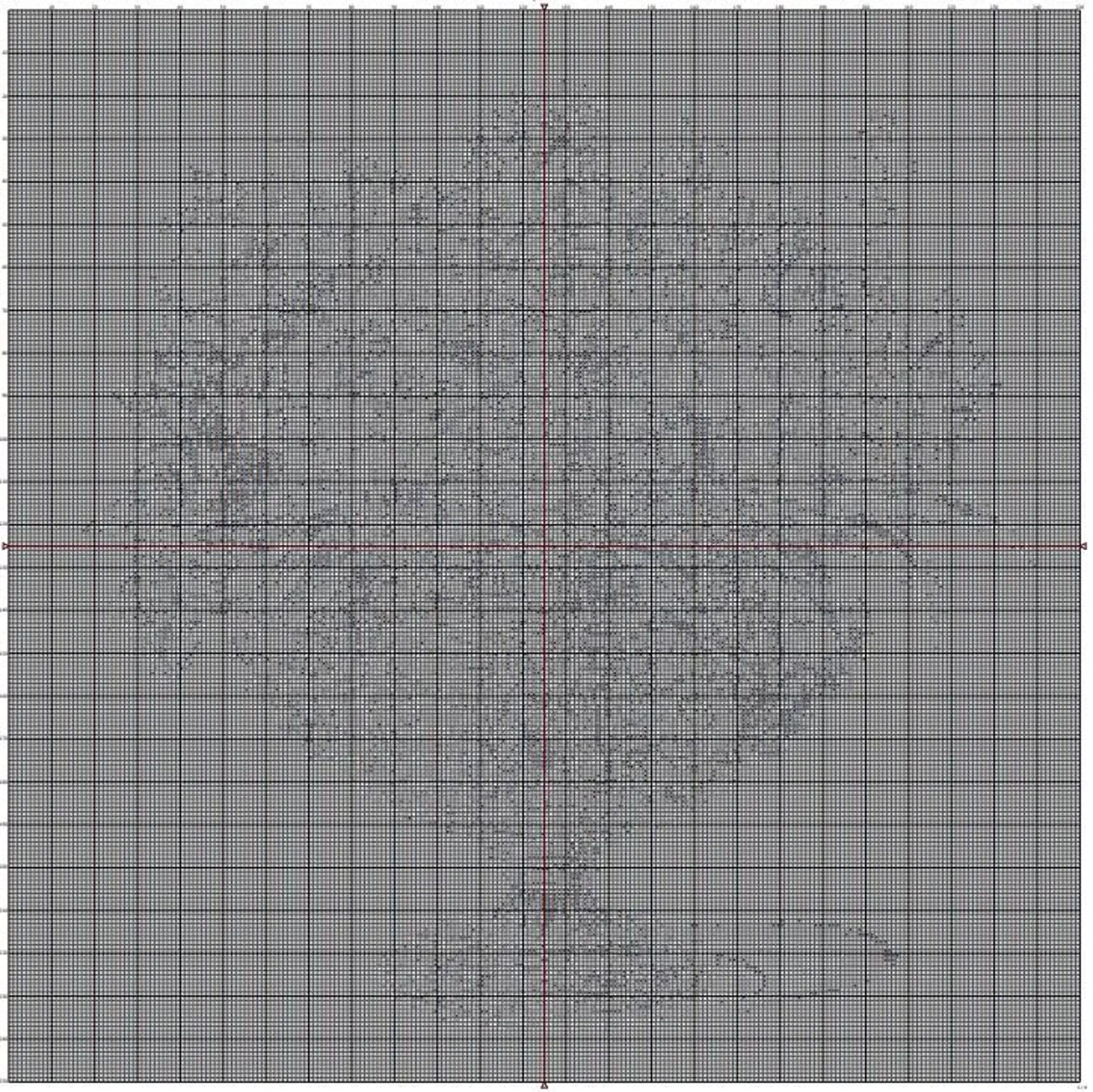 Floral bouquet ornate golden bowl Hyacinths cross stitch pattern. Instant PDF Download. 62,500 Stitches.