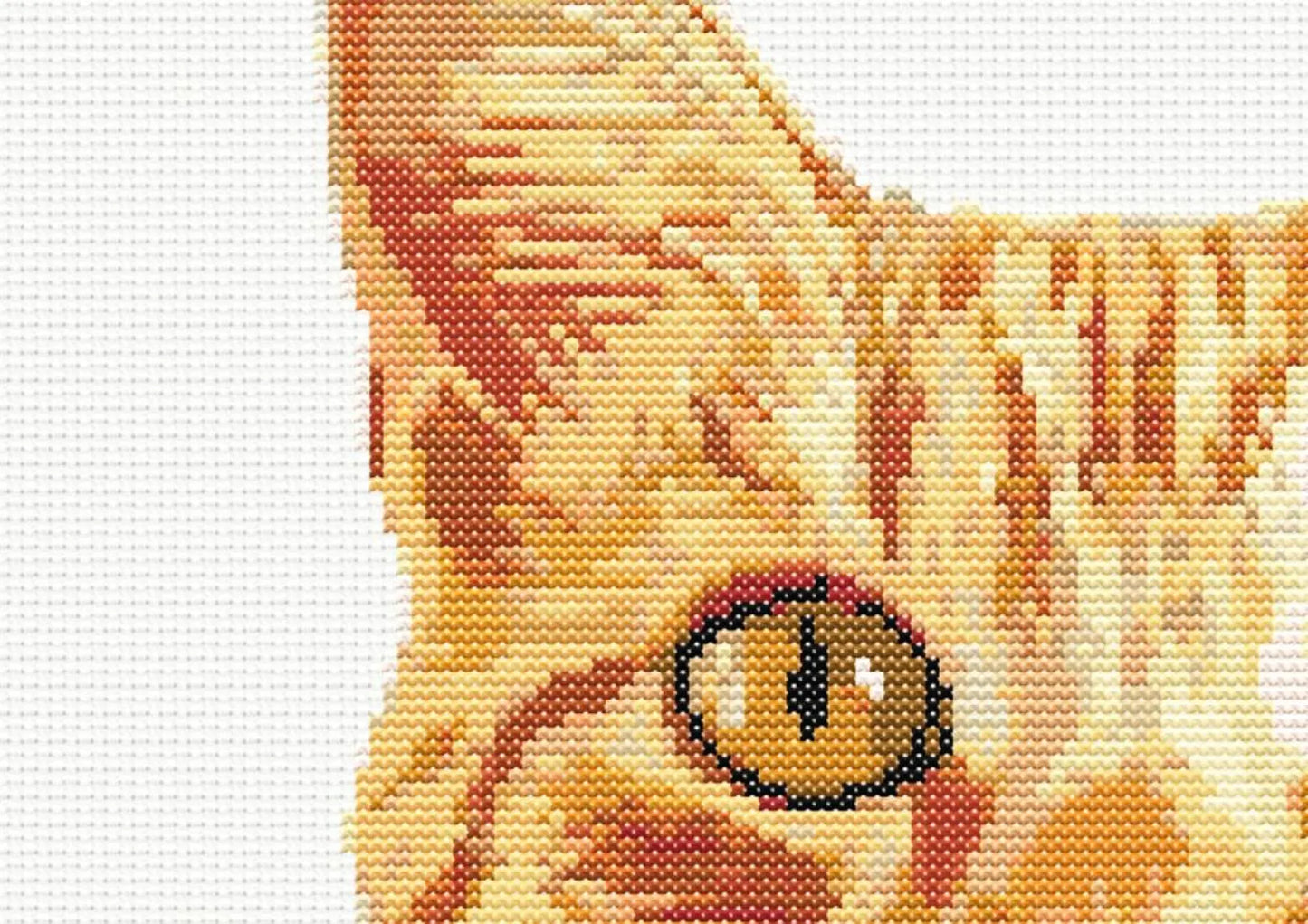 Pair of Ginger Cat Cross Stitch Pattern Sewing Embroidery DMC Animal Catlife Nursery Artwork Scandi Minimal Pet Kitty Pattern Keeper Cats