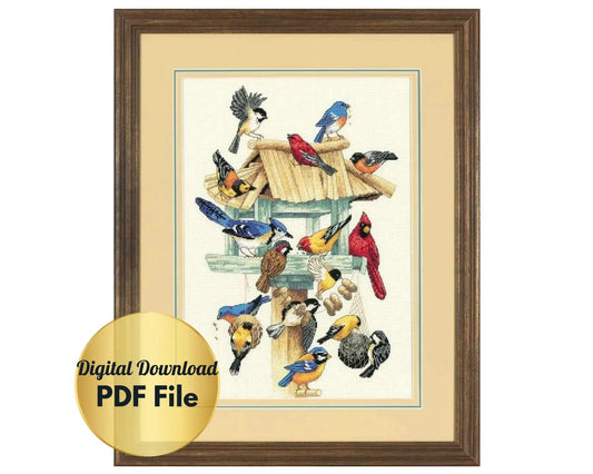 Cross Stitch Pattern - Banquet Frenzy - Counted Cross Stitch/PDF File/Instant Download