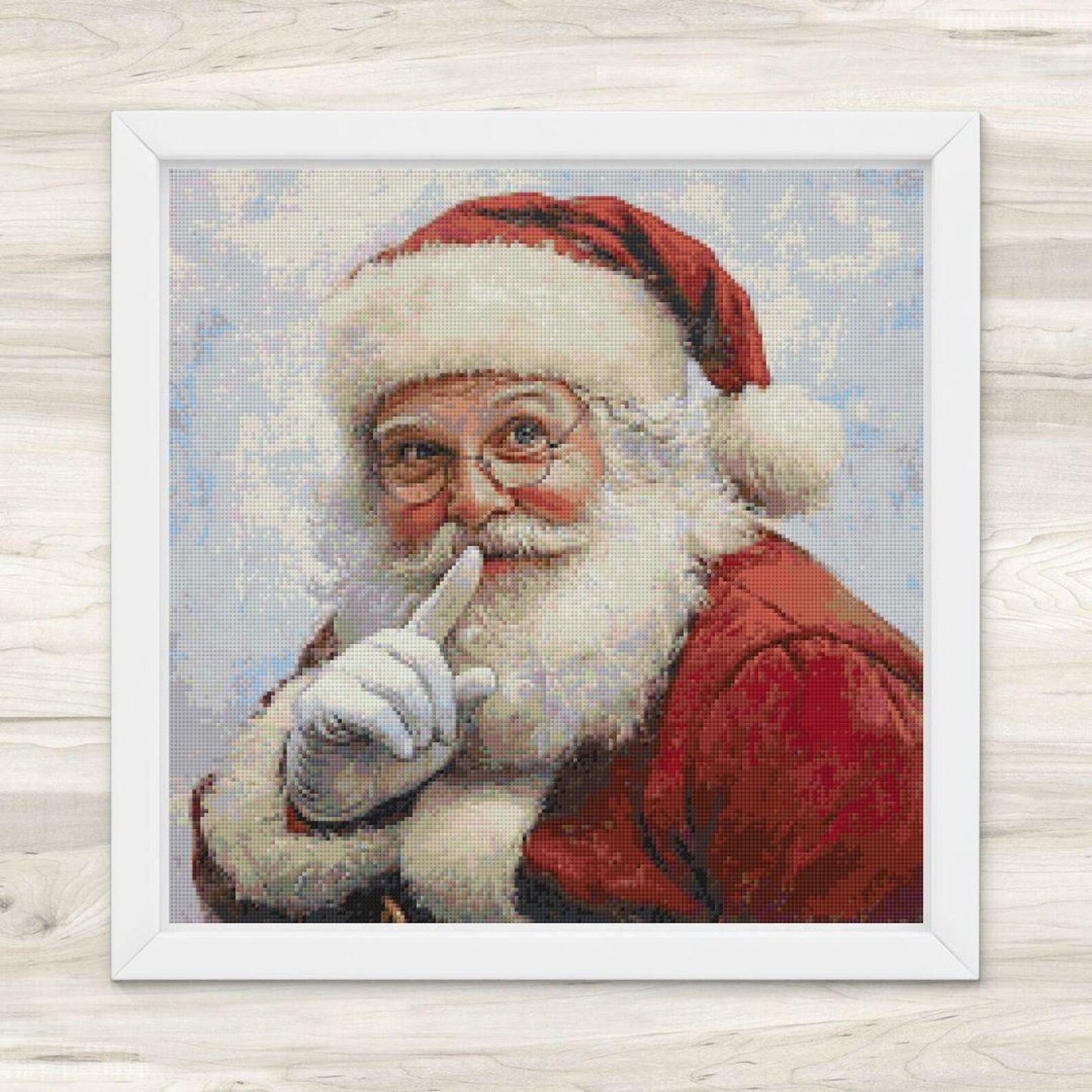 Cross Stitch Pattern: Vintage Santa Claus Motif 3 PDF Instant Download