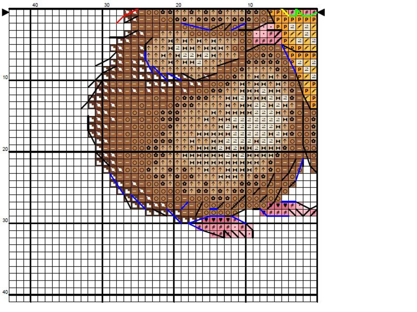 Cross Stitch Pattern PDF Hamsters inlove, digital desing, dms, mouse, mini chart, valentine cross stitch pattern, home wall decor, easy
