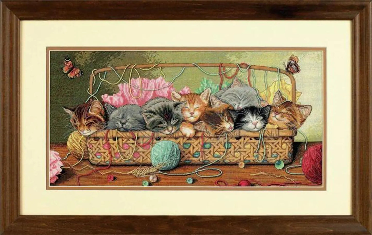 Cross Stitch Pattern Keeper Markup PDF + SAGA Kitty Litter kitties Cat Cats Pets Sweet Love Animal Wild Nature Cat Feline Sampler DMC