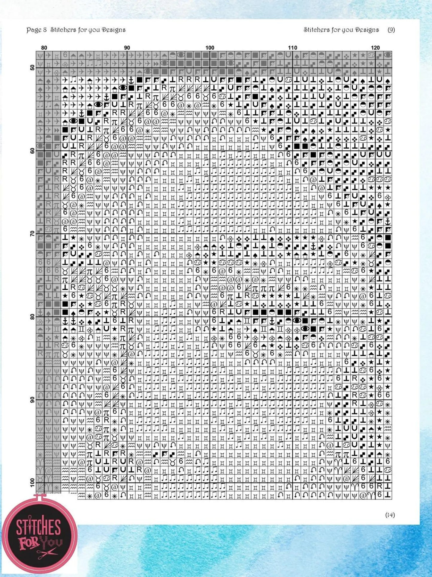 Rose Reverie- Counted Cross Stitch Patterns - Printable Chart PDF Format Needlework Embroidery Crafts DIY DMC color