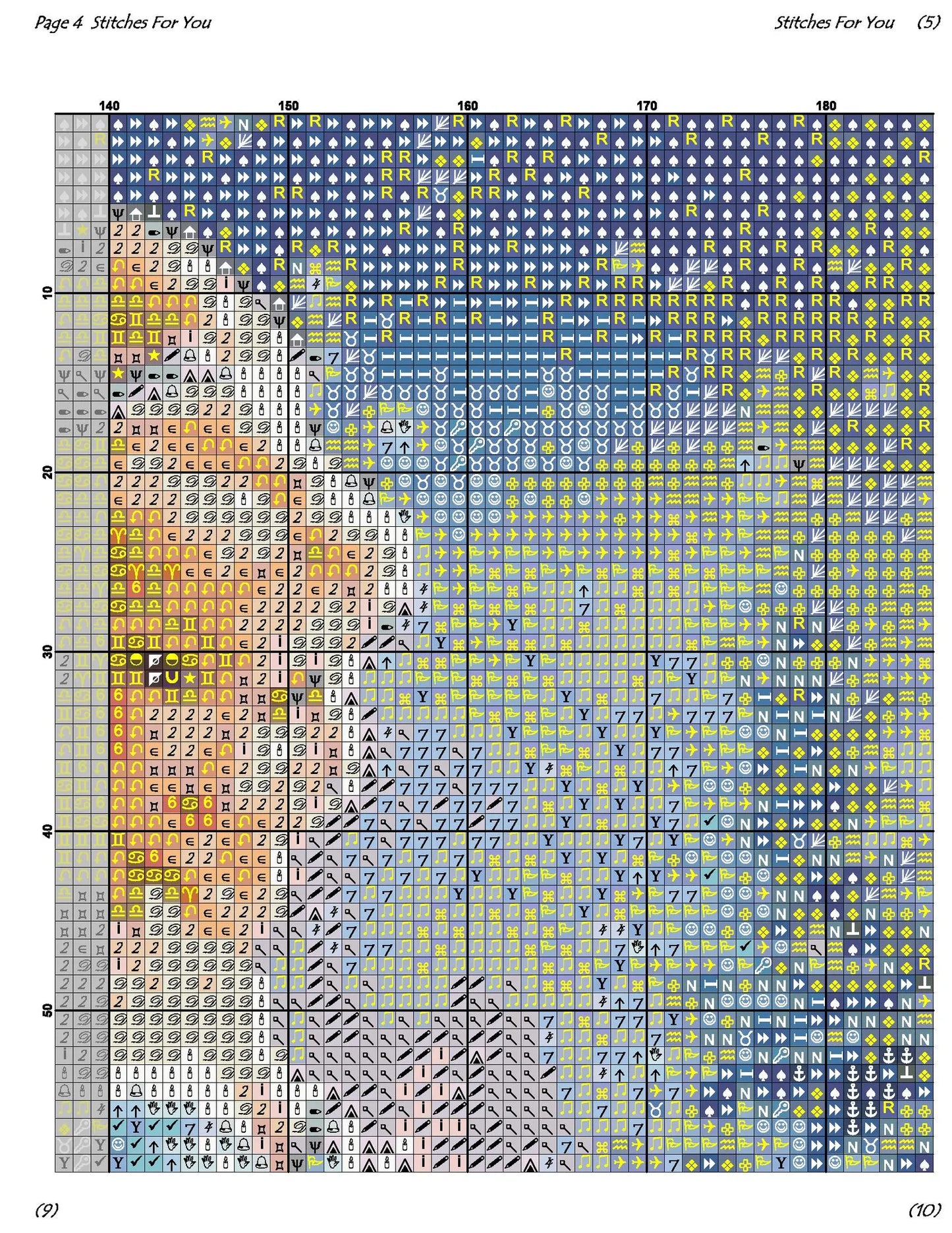 Fairytale Christmas- Counted Cross Stitch Patterns - Printable Chart PDF Format Needlework Embroidery Crafts DIY DMC color
