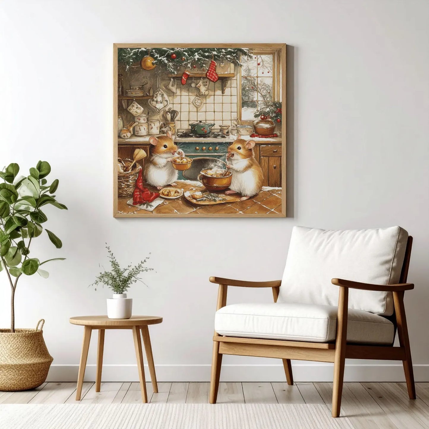 Cross Stitch Pattern PDF Hamsters in the kitchen, digital desing, dms, mouse, christmas tree, valentine cross stitch pattern, gnome cross
