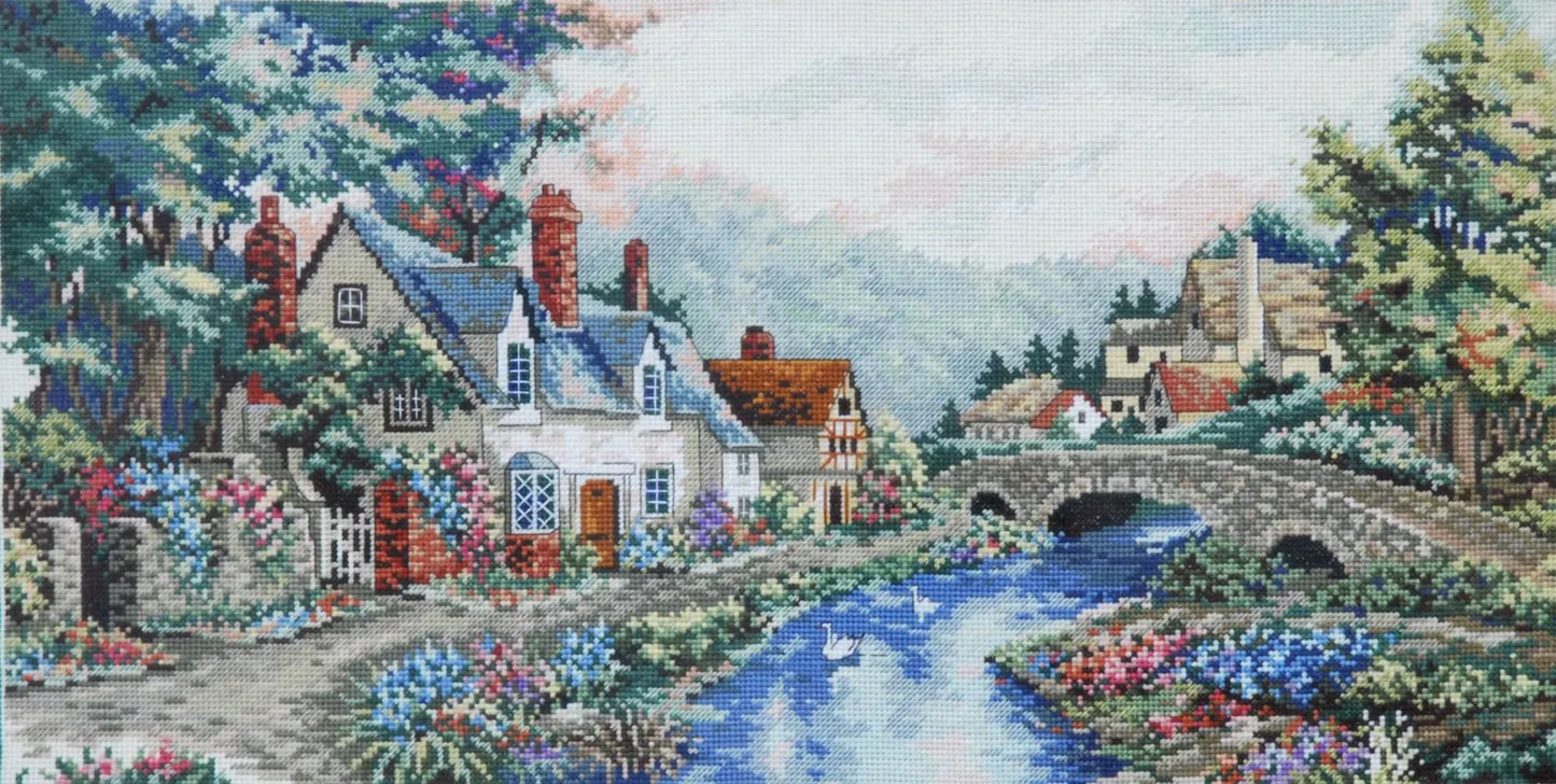 Valley of the River Beck Cross Stitch Pattern