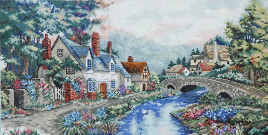 Valley of the River Beck Cross Stitch Pattern
