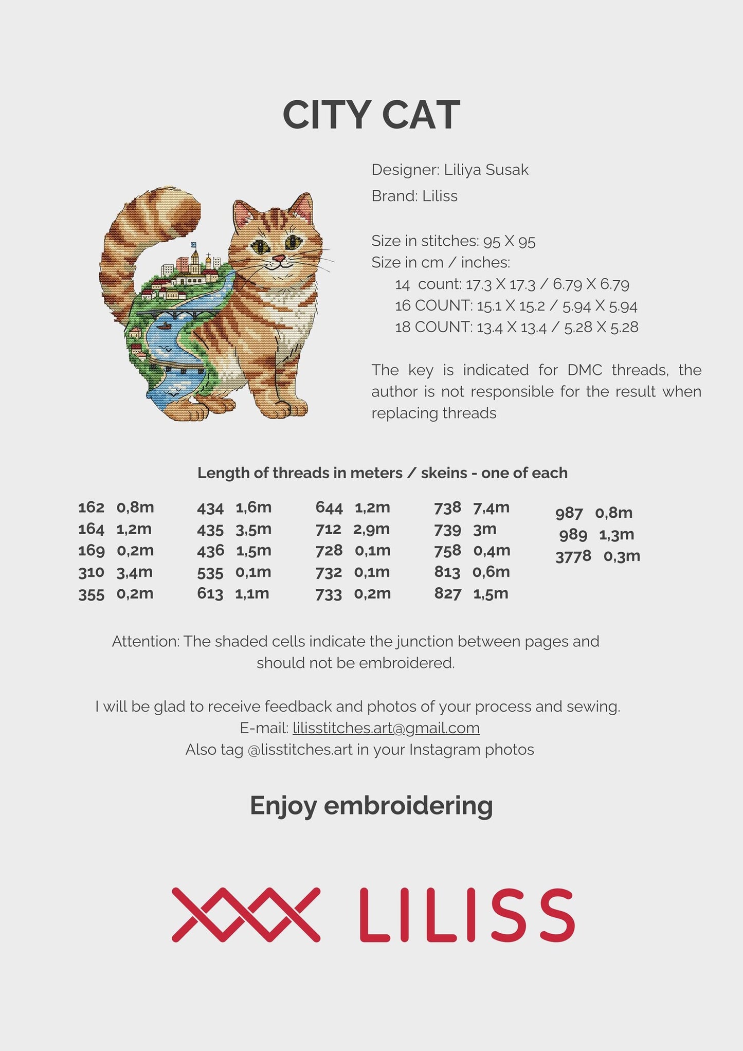 Cross Stitch Pattern Cat City – Whimsical Urban Cat Design, PDF Embroidery Pattern, Modern Cross Stitch Chart, Instant Download