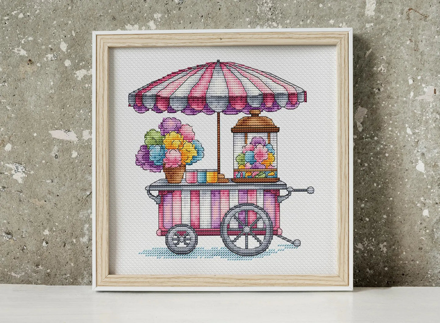 Candy Cross Stitch Patterns PDF, Kitchen Interior Decor embroidery, Sweet Counted Cross Stitch Digital File Instant Download,Cute Room Decor