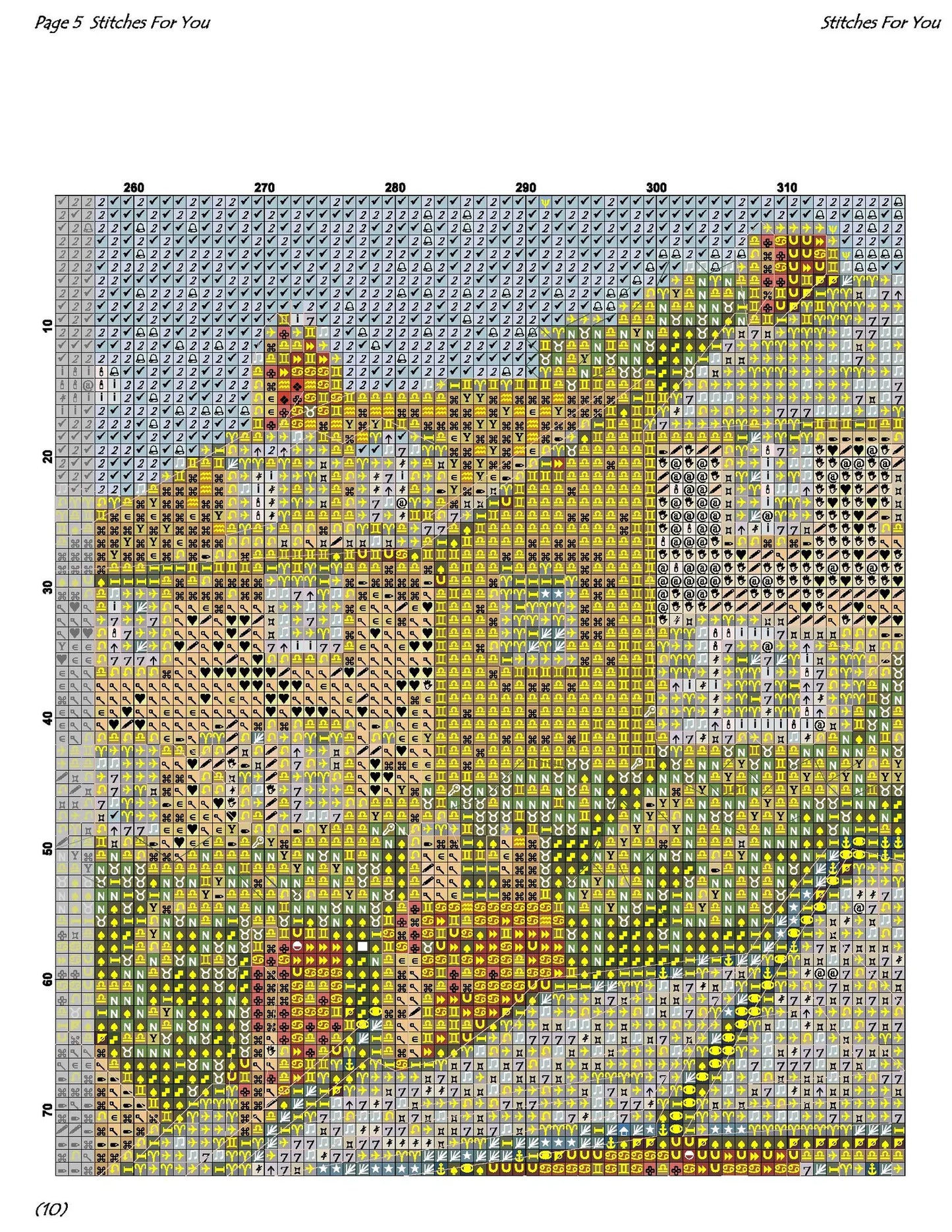 Seaside Serenity: Coastal Village Counted Cross Stitch Patterns - Printable Chart PDF Format Needlework Embroidery Crafts DIY DMC color