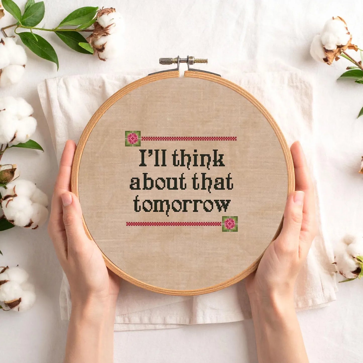 Cross Stitch Pattern PDF Gone with the Wind, embroidery pattern, wall decor, small cross stitch pattern, cute cross stitch pattern, digital