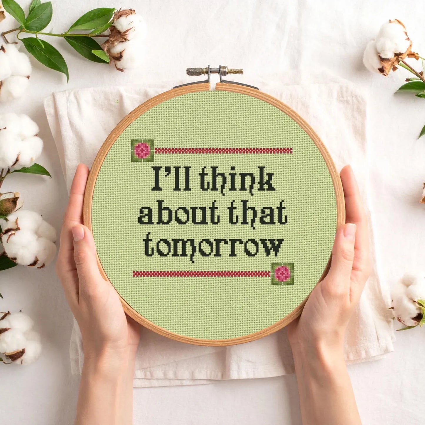 Cross Stitch Pattern PDF Gone with the Wind, embroidery pattern, wall decor, small cross stitch pattern, cute cross stitch pattern, digital