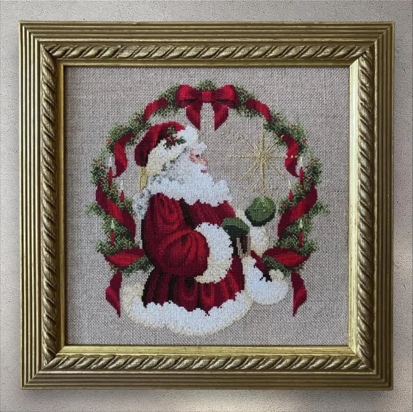 Cross Stitch Pattern Spirit of the Season, PDF + xsd SAGA, Christmas Ornaments, Santa, Spirit of Christmas, Noel, Instant Digital Download