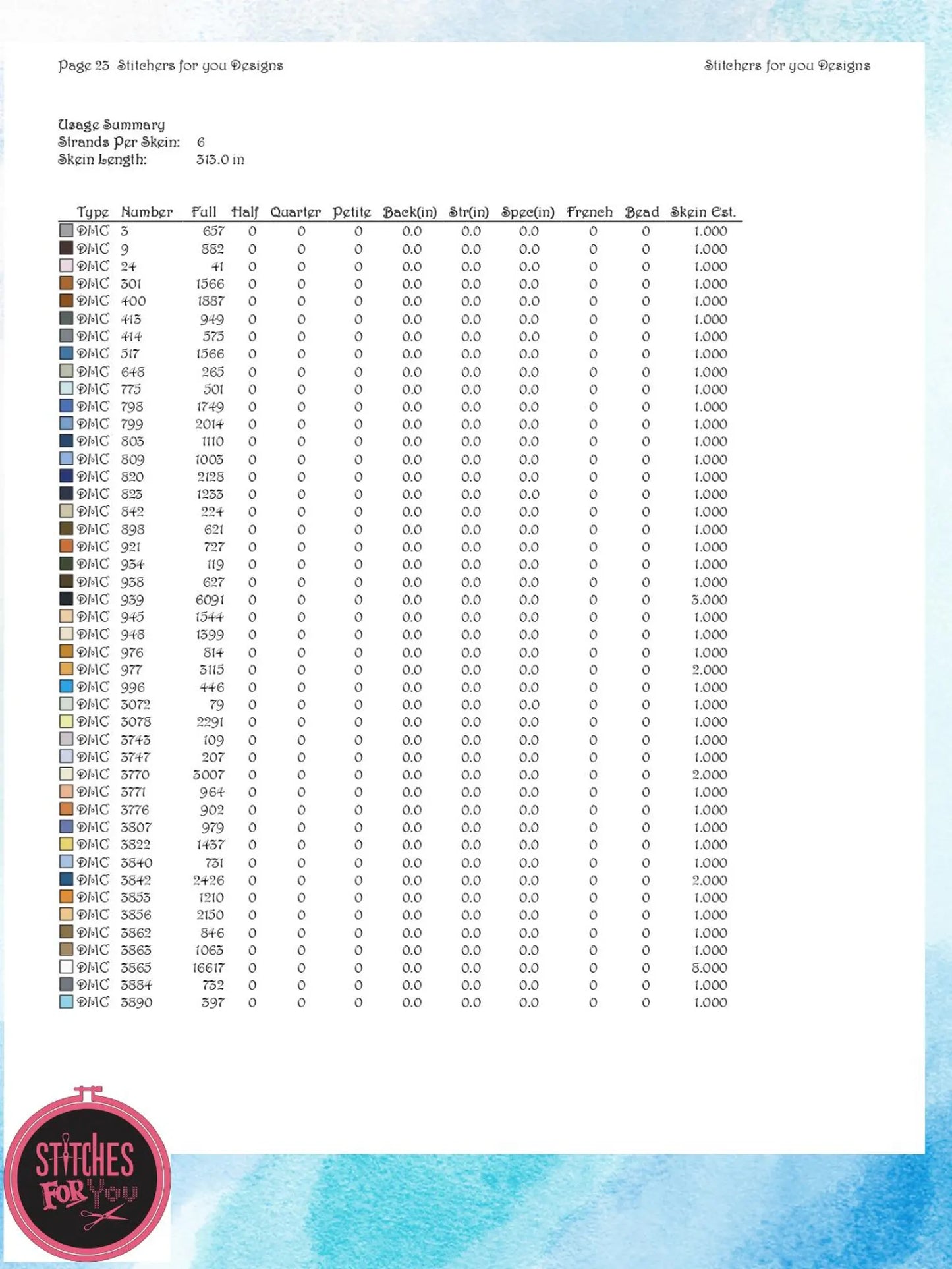 Golden Bloom- Counted Cross Stitch Patterns - Printable Chart PDF Format Needlework Embroidery Crafts DIY DMC color