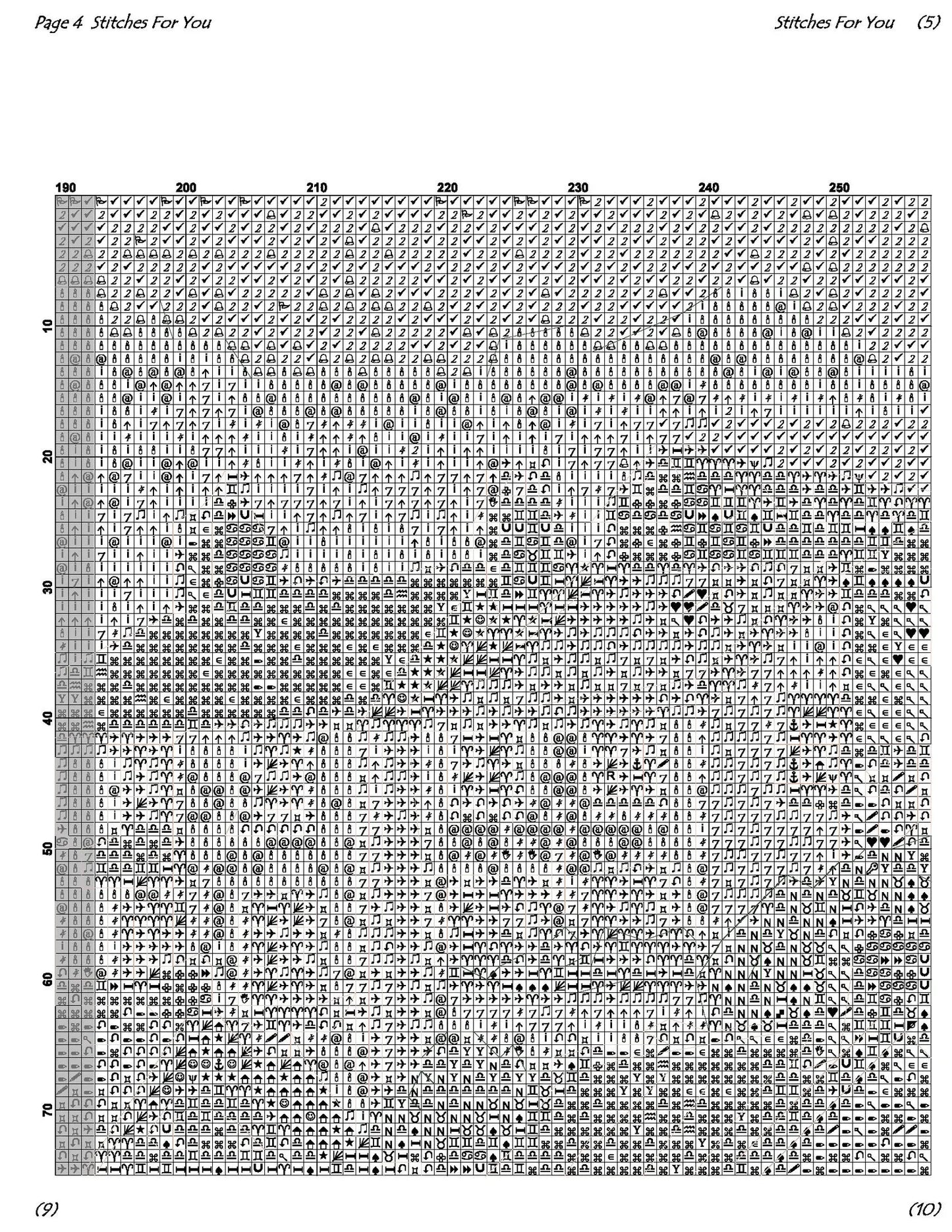 Seaside Serenity: Coastal Village Counted Cross Stitch Patterns - Printable Chart PDF Format Needlework Embroidery Crafts DIY DMC color