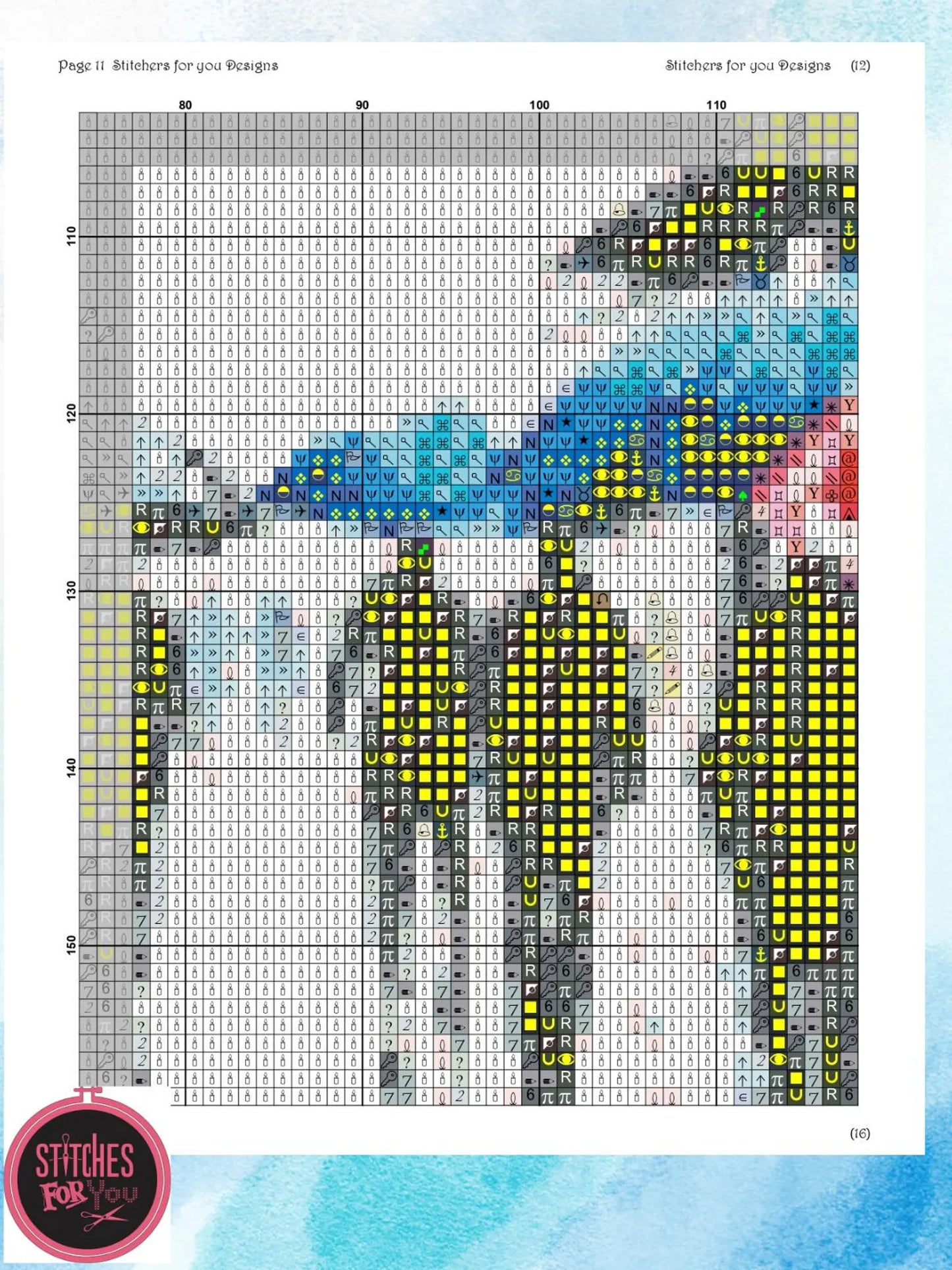 Street of Shades- Counted Cross Stitch Patterns - Printable Chart PDF Format Needlework Embroidery Crafts DIY DMC color