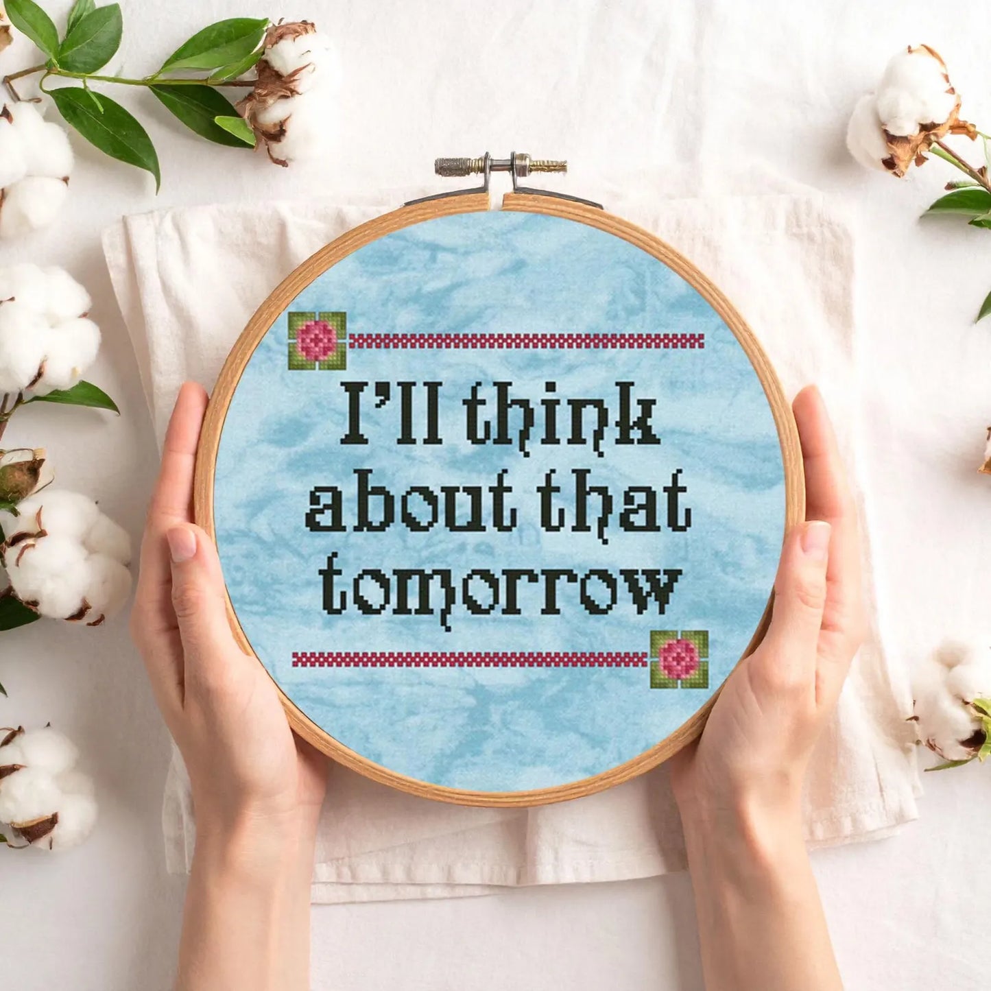 Cross Stitch Pattern PDF Gone with the Wind, embroidery pattern, wall decor, small cross stitch pattern, cute cross stitch pattern, digital