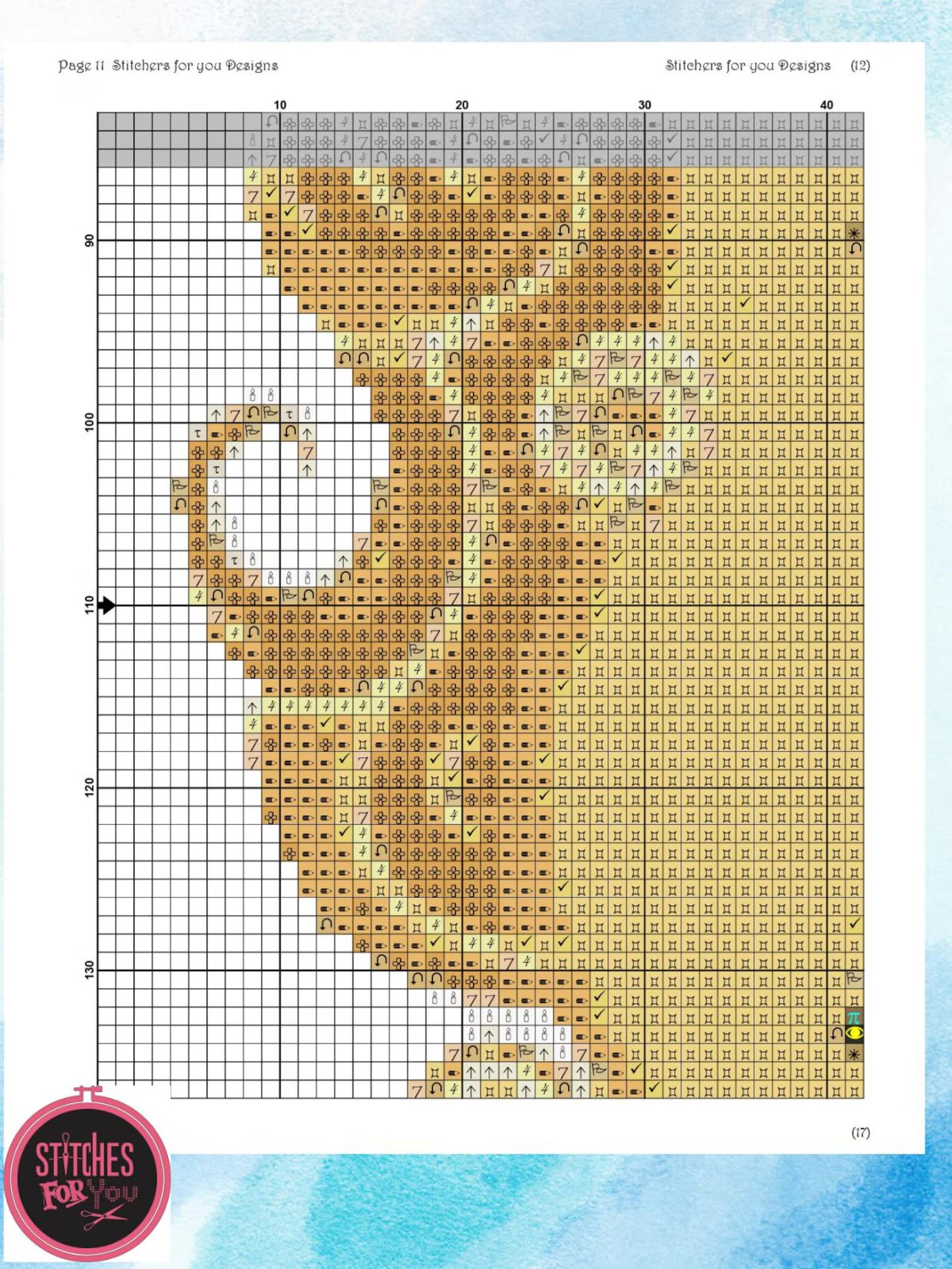 The Ghostly Sail- Counted Cross Stitch Patterns - Printable Chart PDF Format Needlework Embroidery Crafts DIY DMC color