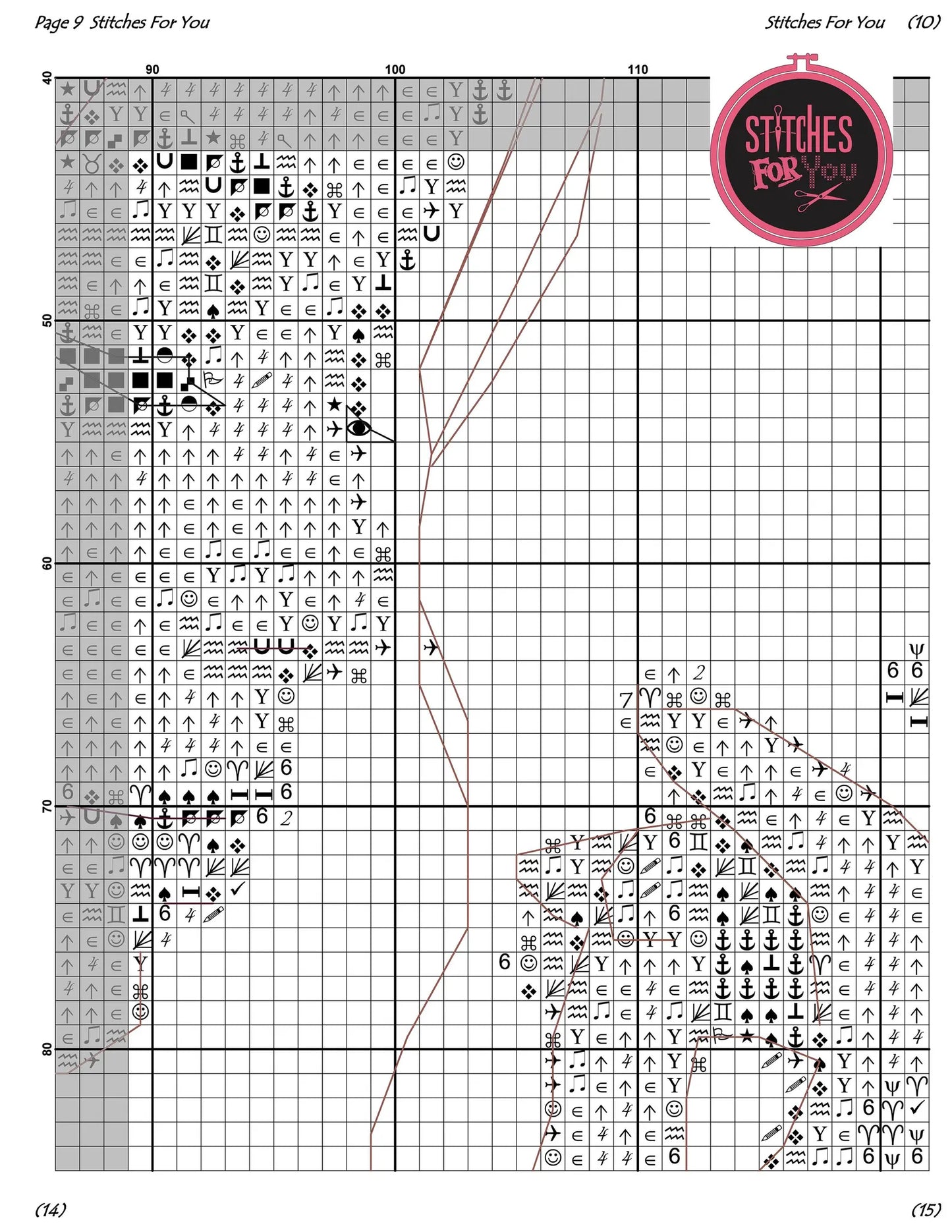 Flower girl - Counted Cross Stitch Patterns - Printable Chart PDF Format Needlework Embroidery Crafts DIY DMC color