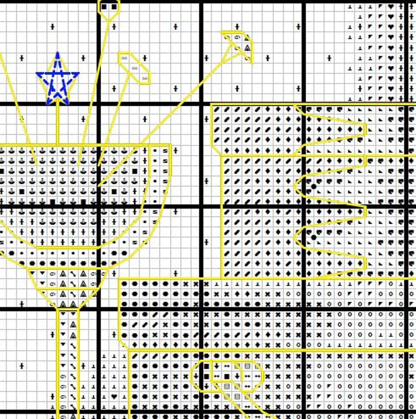 Cross stitch pattern in PDF format. Adorable cat in the sewing room. Modern wall decor.