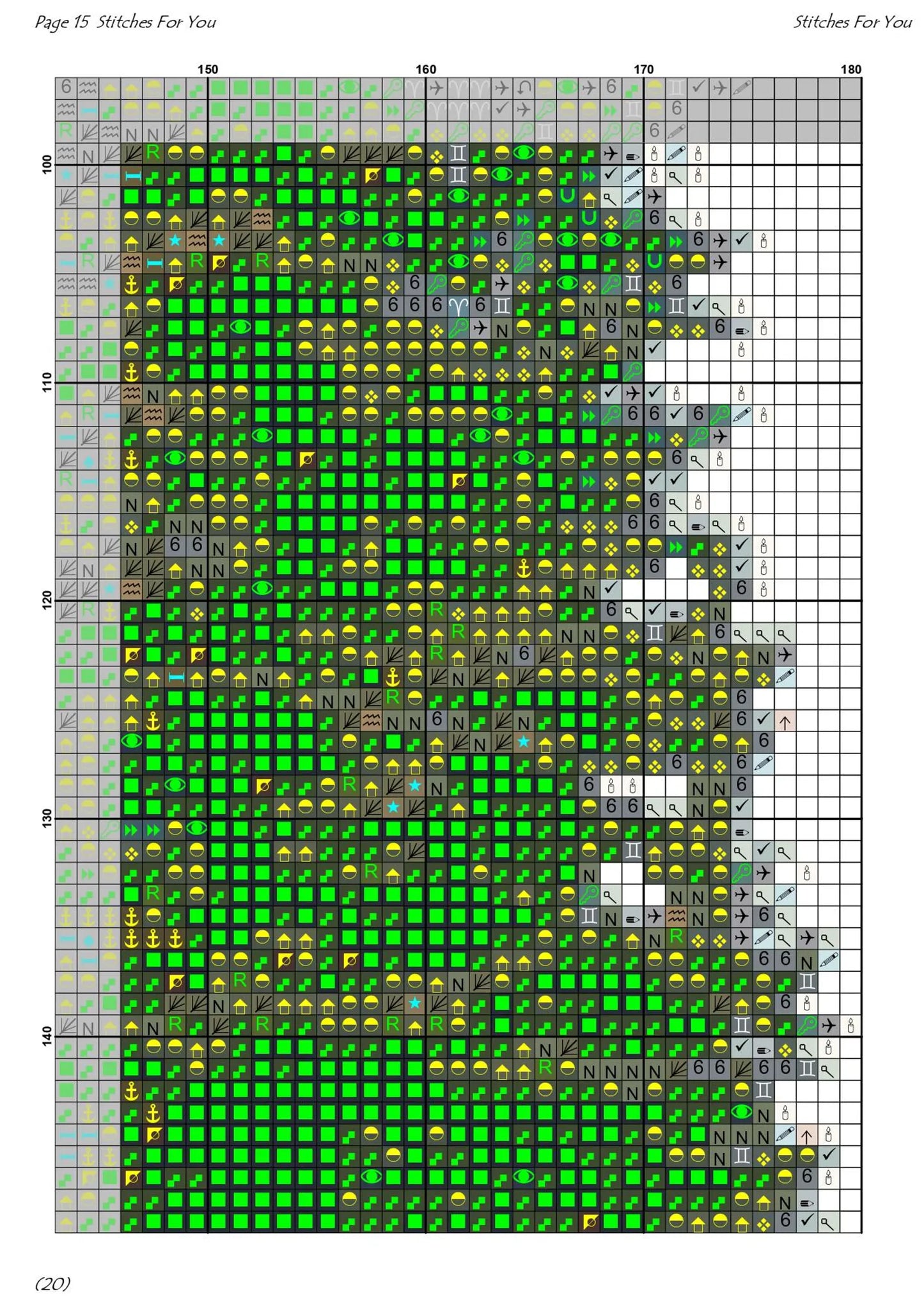 natures throne- Counted Cross Stitch Patterns - Printable Chart PDF Format Needlework Embroidery Crafts DIY DMC color