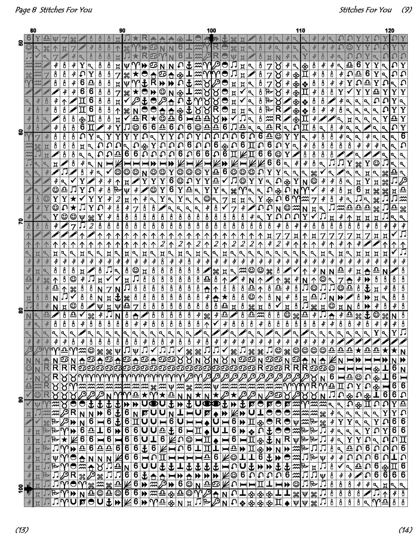 Book store- Counted Cross Stitch Patterns - Printable Chart PDF Format Needlework Embroidery Crafts DIY DMC color
