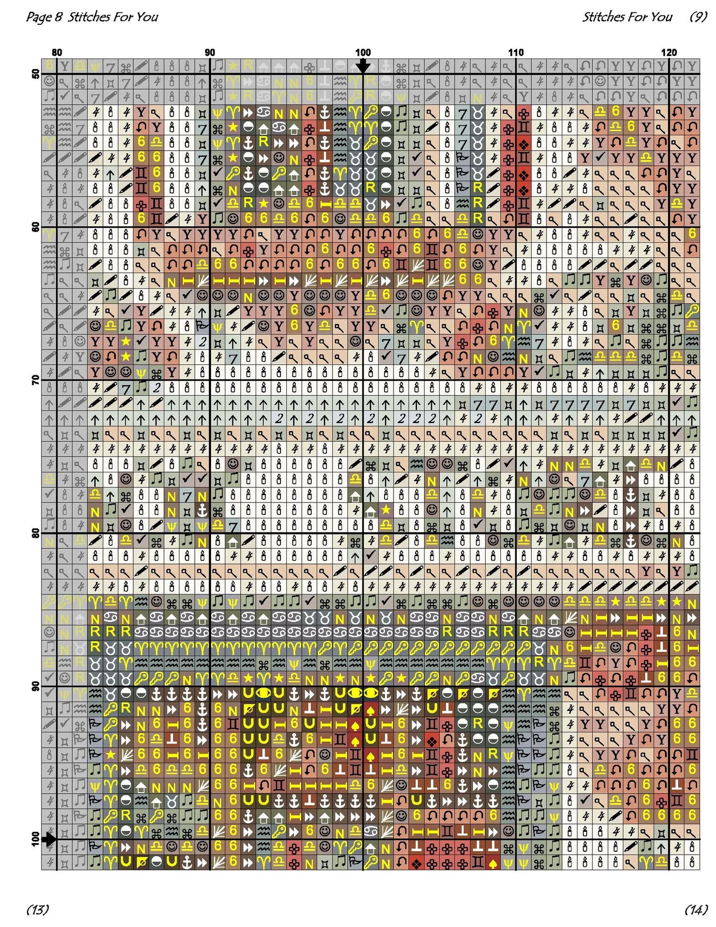 Book store- Counted Cross Stitch Patterns - Printable Chart PDF Format Needlework Embroidery Crafts DIY DMC color