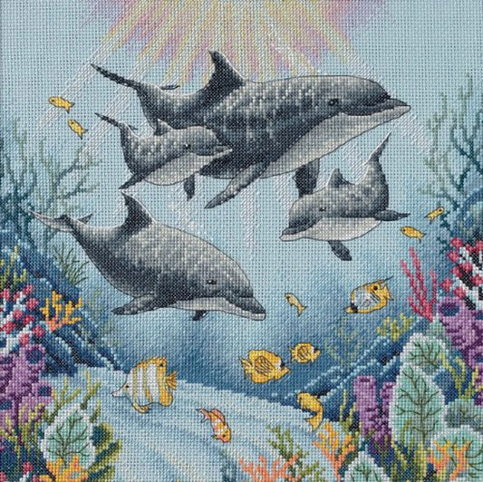 Dolphin Morning Cross Stitch Pattern