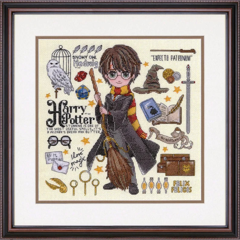 Cross Stitch Pattern Keeper Markup PDF + SAGA Digital Cross Stitch Pattern Harry Potter Sampler Chart Embroidery Movie Magical Potions