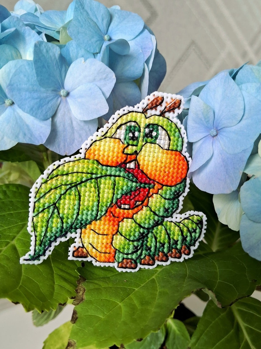 Little Caterpillar Cross Stitch Pattern PDF Instant Download