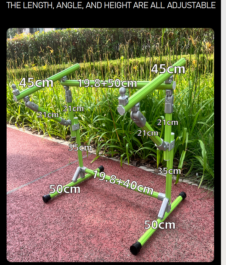 【Suitable for Sofa Use】 Cross Stitch Aluminum Stand, Adjustable 25-60cm(9.84-23.62 inches) Height, 70-50cm (27.56-19.69 inches) Base, Aluminum Alloy, Tiltable & Width Adjustable, Bed & Table Use, Strong Load Capacity