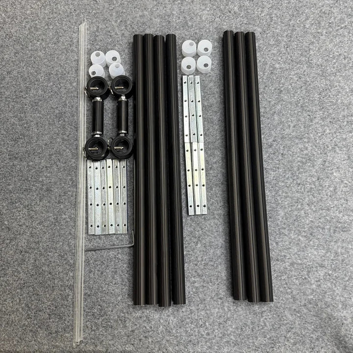 【Recommend】[Scroll Frame with Adjustable Width | Extendable Scroll Frame] Adjustable Aluminum Alloy Scroll Frame for Cross Stitch | Extra Thick, Extendable Embroidery Frame with Adjustable Width and Length
