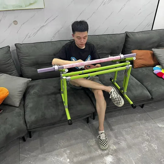 【Suitable for Sofa Use】 Cross Stitch Aluminum Stand, Adjustable 25-60cm(9.84-23.62 inches) Height, 70-50cm (27.56-19.69 inches) Base, Aluminum Alloy, Tiltable & Width Adjustable, Bed & Table Use, Strong Load Capacity