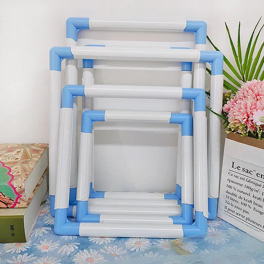 Embroidery Hoop Cross Stitch Hoops Frames Rectangular Embroidery Snap Frame DIY Sewing Tools for Quilting Silk-Painting