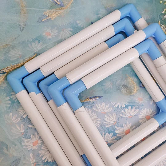 Embroidery Hoop Cross Stitch Hoops Frames Rectangular Embroidery Snap Frame DIY Sewing Tools for Quilting Silk-Painting