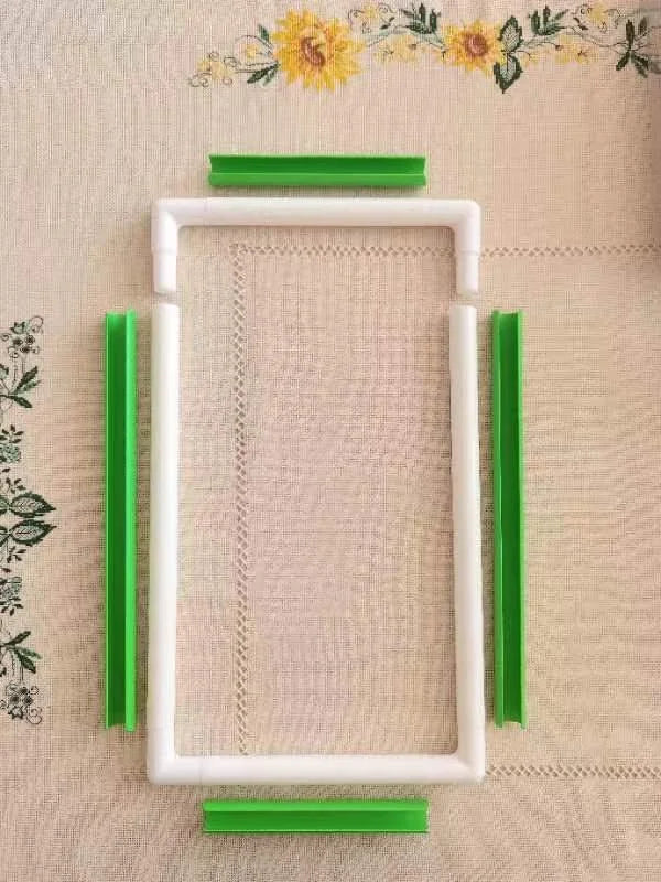 Embroidery Hoop Cross Stitch Hoops Frames Rectangular Embroidery Snap Frame DIY Sewing Tools for Quilting Silk-Painting