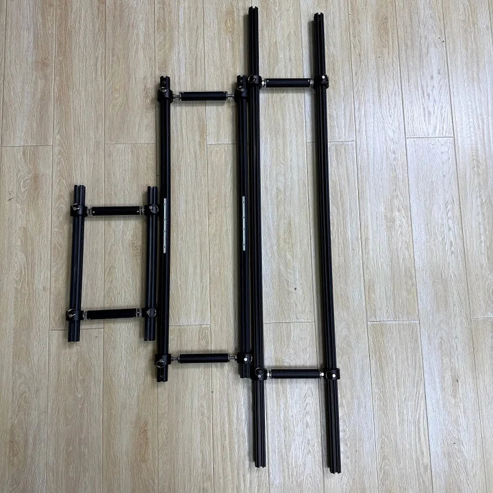 【Recommend】[Scroll Frame with Adjustable Width | Extendable Scroll Frame] Adjustable Aluminum Alloy Scroll Frame for Cross Stitch | Extra Thick, Extendable Embroidery Frame with Adjustable Width and Length